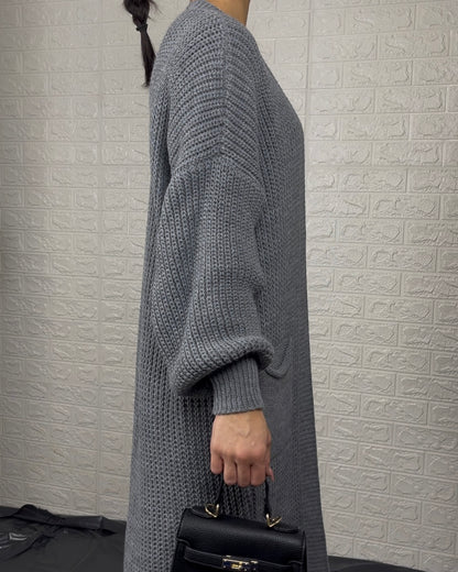 CARDIGAN GRIGIO