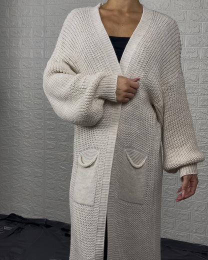 CARDIGAN BIANCO